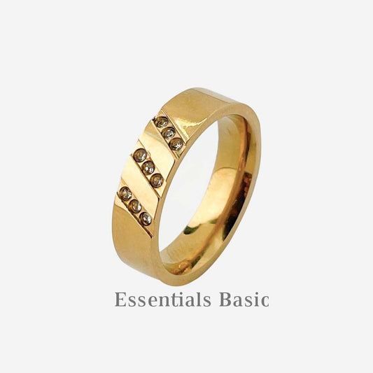 Crystal Stripe Ring