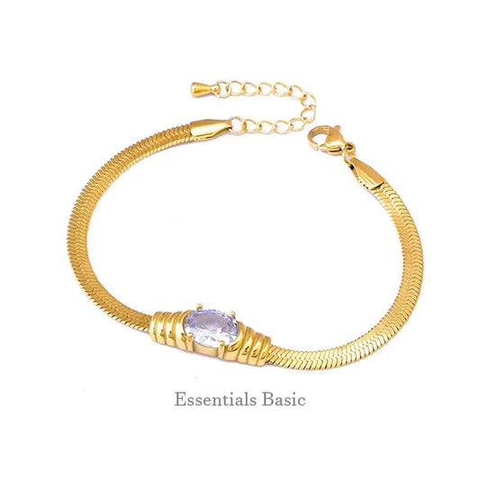 White Gem Bracelet