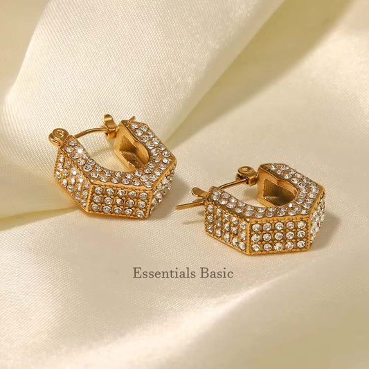 Zarconia Cubic Hoops
